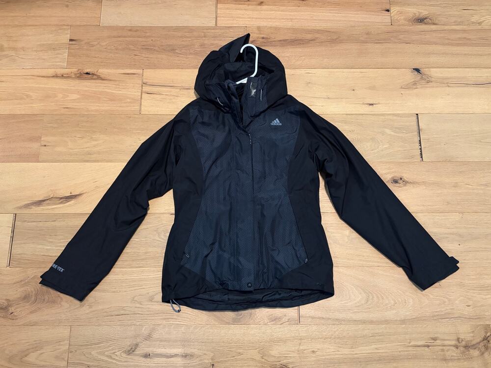 Adidas Women’s Black Gore-Tex Winter Coat with Inside-Liner Jacket